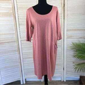 J Jill Pure Jill Easy Knit Seamed Dress Medium PETITE
